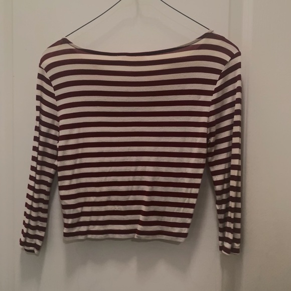 Striped Crop Top - Picture 2 of 2
